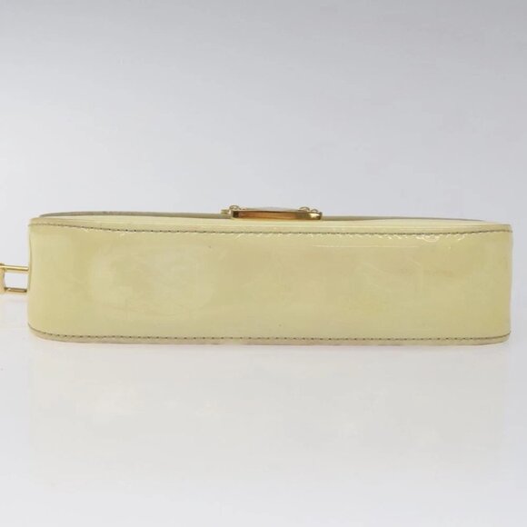 LOUIS VUITTON Vernis Pochette lagoon Glasses Case Perle M91801 LV Auth 118256 - Picture 7 of 16